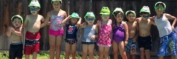 Children at Swimming Lessons, Fresno, CA